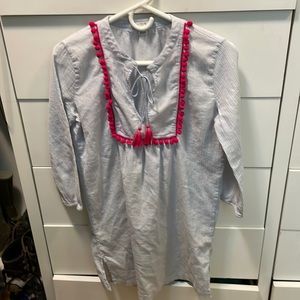 J Crew gauze swim coverup tunic